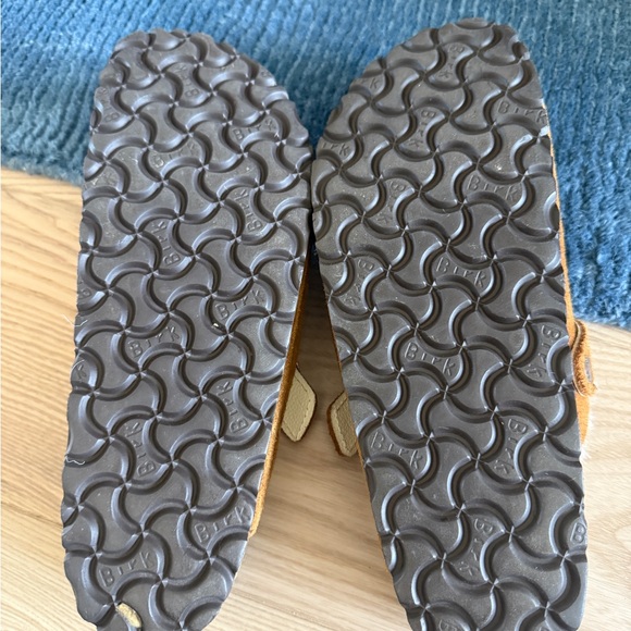 Birkenstock Boston shearling / Tan Suede Fleece-Lined Clogs size 39 - Picture 4 of 4